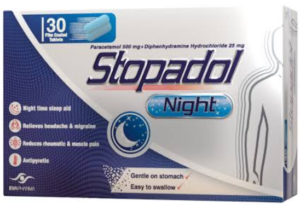 Stopadol Night 30 Tablets