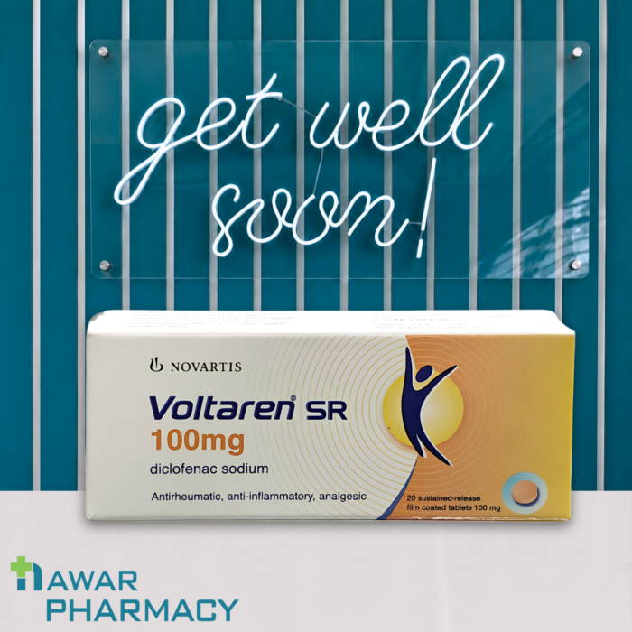 Voltaren SR 100mg 20 tablets