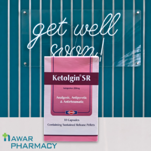 Ketolgin SR 200mg 10 Capsules
