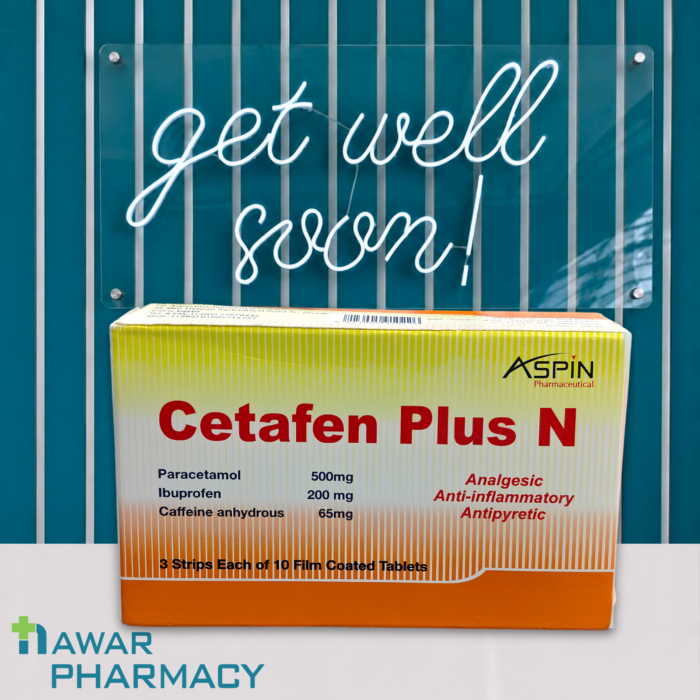 Cetafen plus N 30 tablets Cetafen plus N 30 tablets