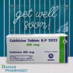 Colchicine 500mg 100 Tablets