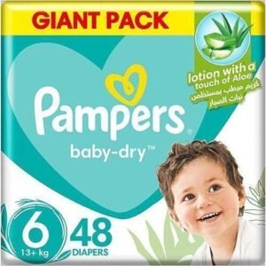 Pampers Baby-dry Size 6 +13KG 48 Diapers